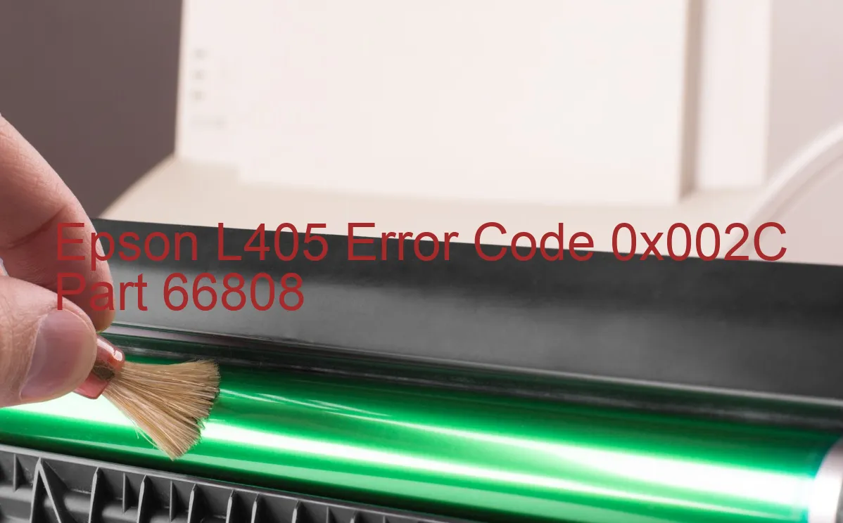 Epson L405 Código de error 0x002C