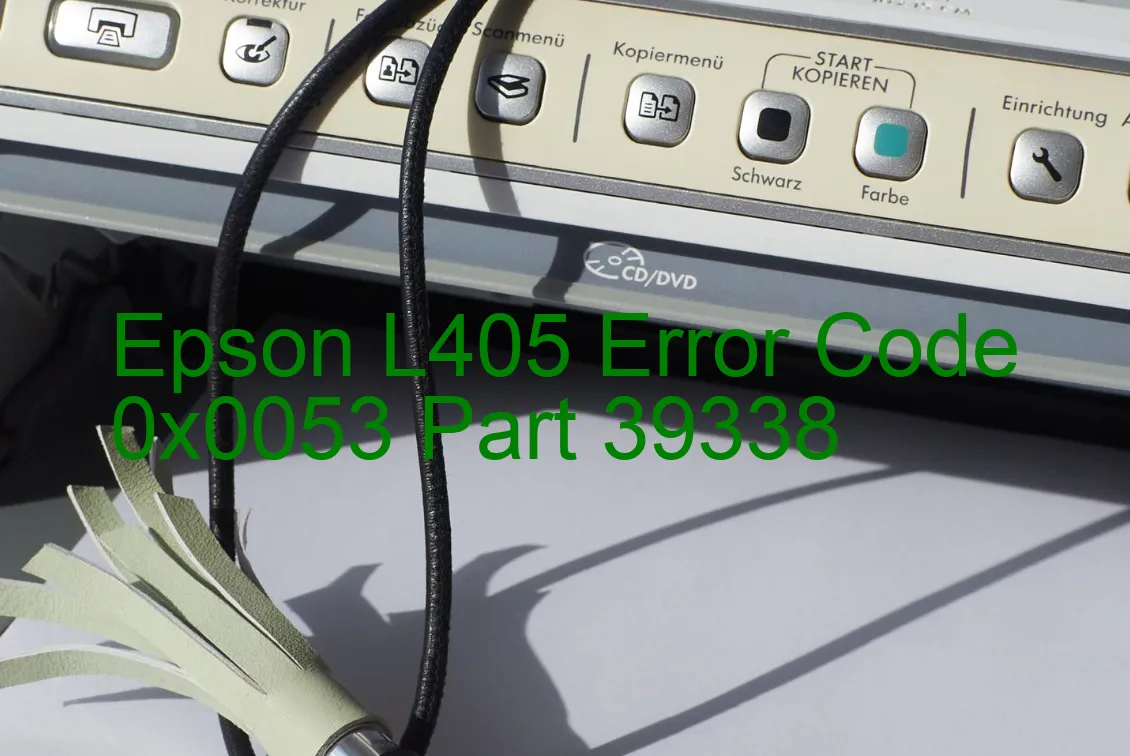 Epson L405 Código de error 0x0053