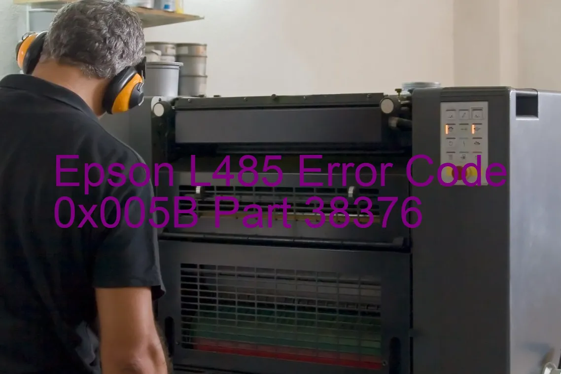 Epson L485 Código de error 0x005B