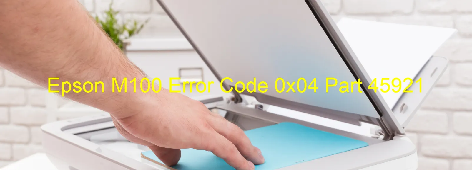 Epson M100 Código de error 0x04