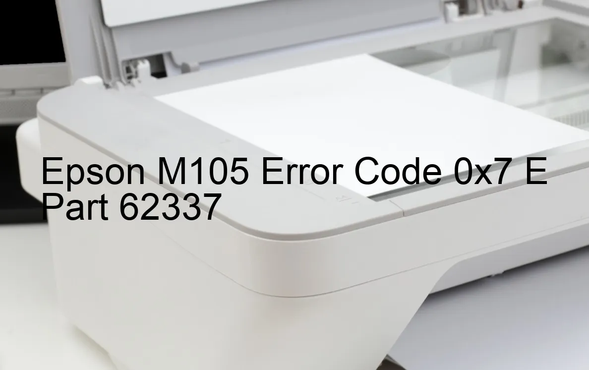 Epson M105 Código de error 0x7 E