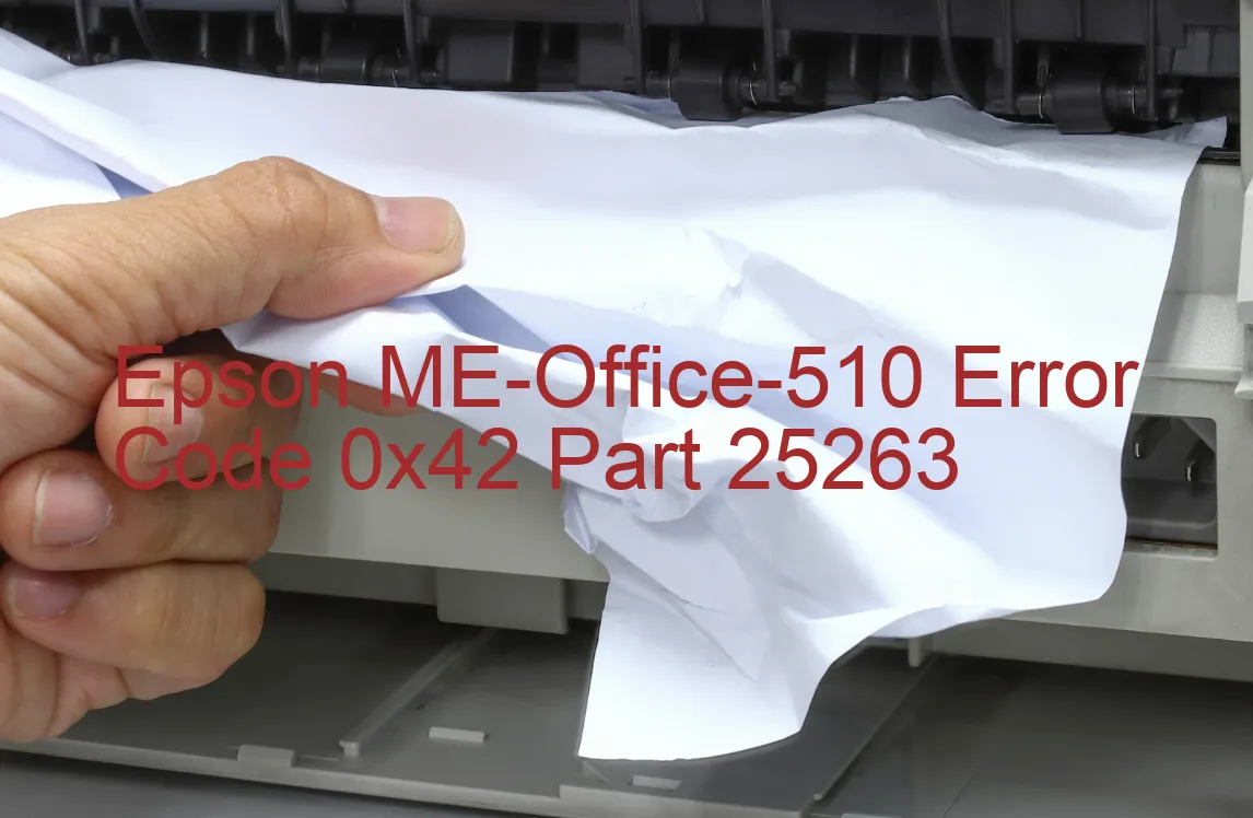 Epson ME-Office-510 Código de error 0x42