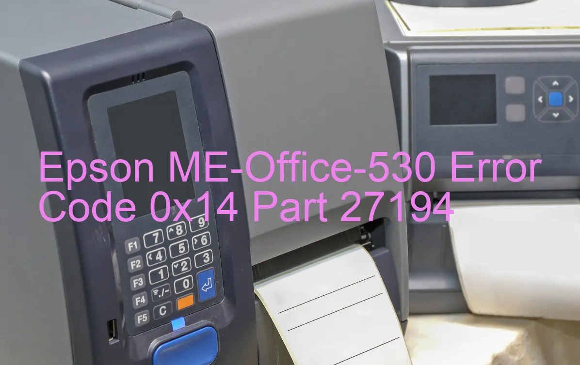 Epson ME-Office-530 Código de error 0x14