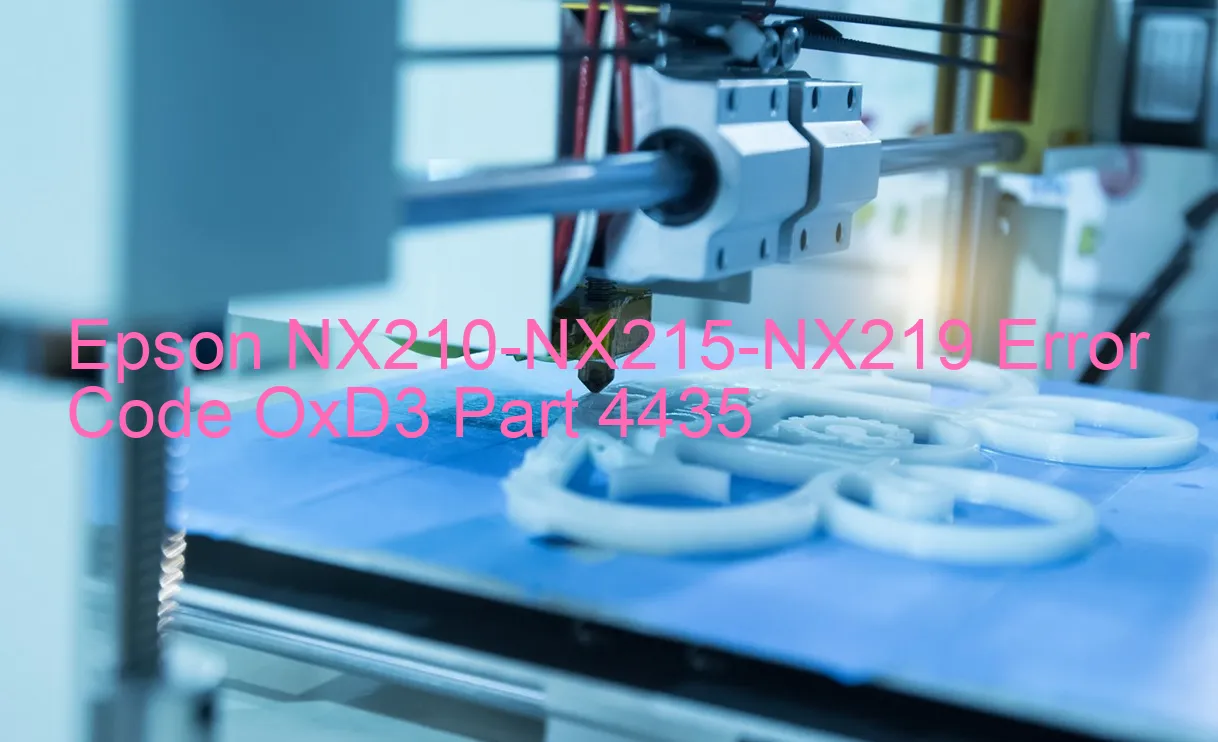 Epson NX210-NX215-NX219 Código de error OxD3