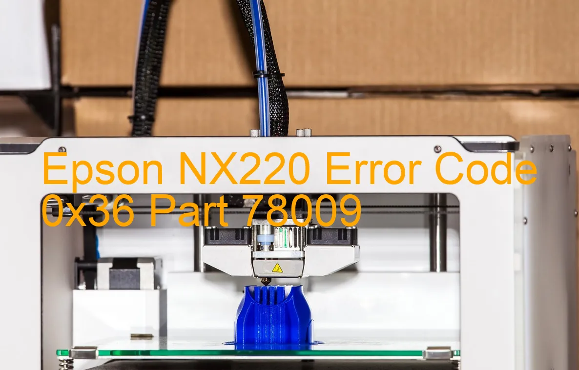 Epson NX220 Código de error 0x36