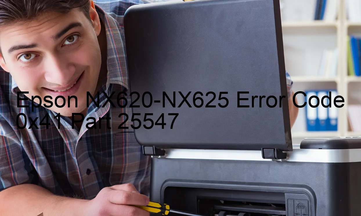 Epson NX620-NX625 Código de error 0x41