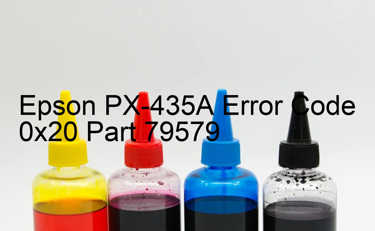 Epson PX-435A Código de error 0x20