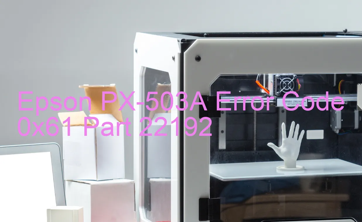 Epson PX-503A Código de error 0x61