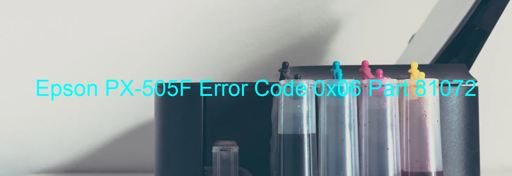 Epson PX-505F Código de error 0x06