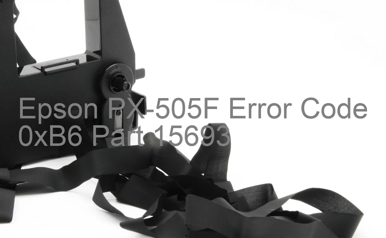 Epson PX-505F Código de error 0xB6