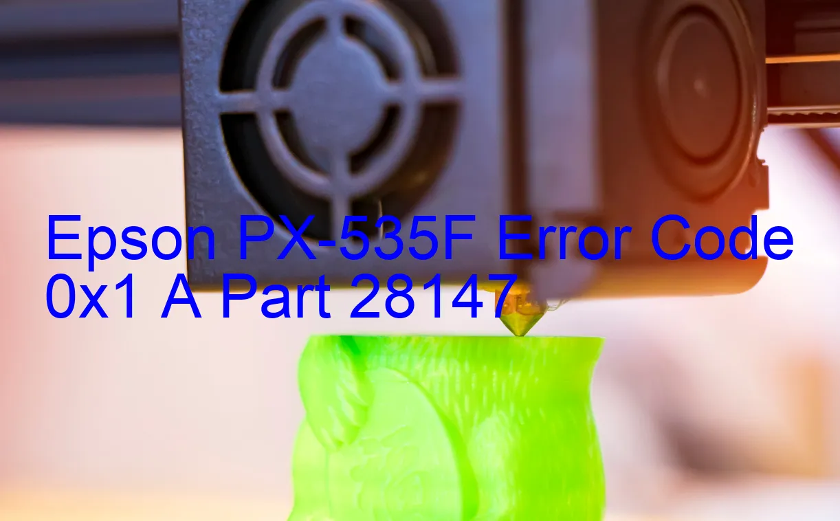 Epson PX-535F Código de error 0x1 A