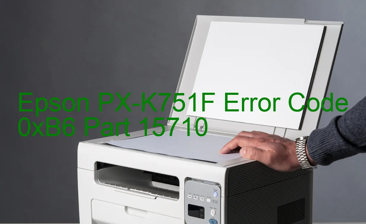 Epson PX-K751F Código de error 0xB6