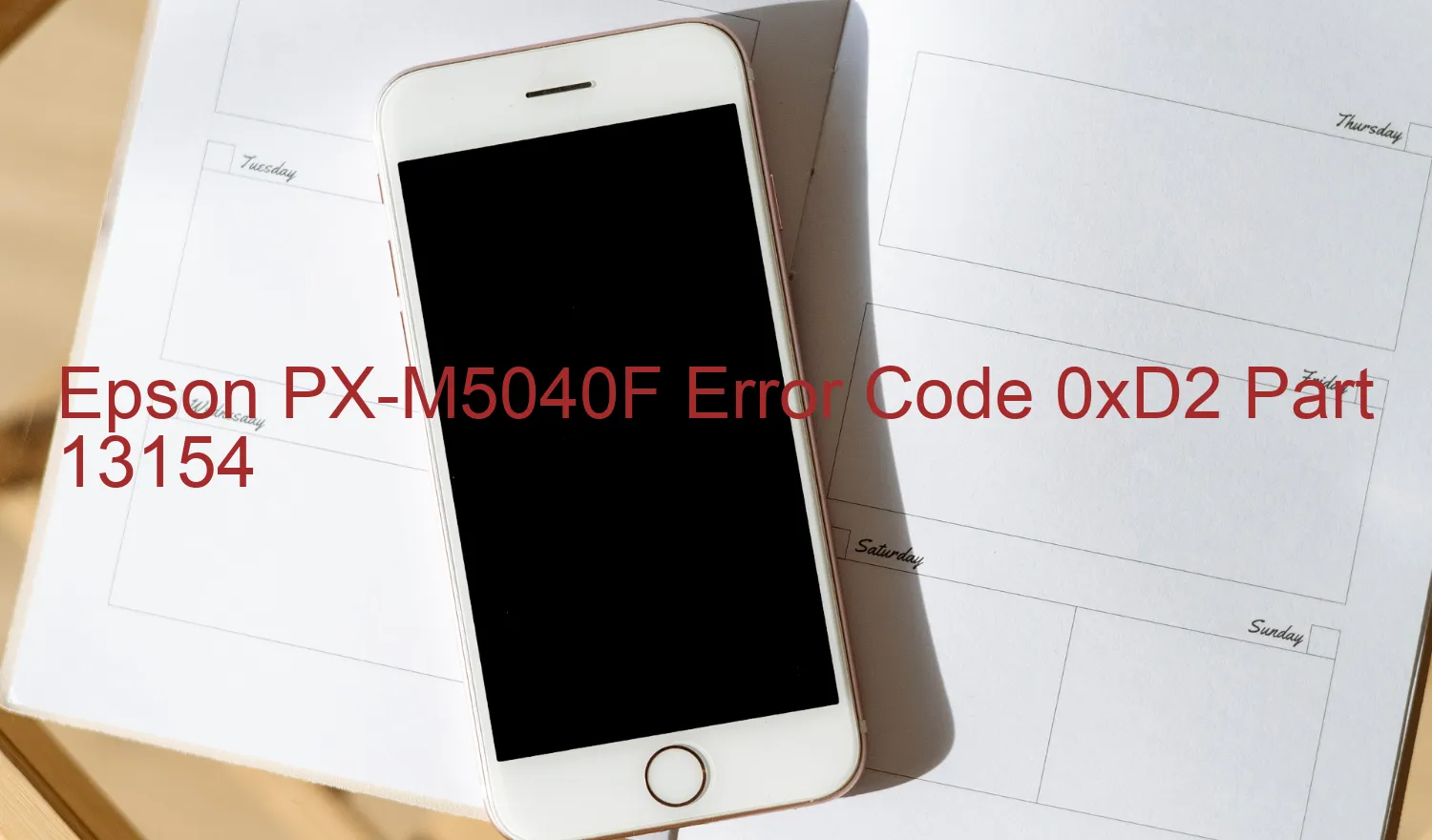 Epson PX-M5040F Código de error 0xD2