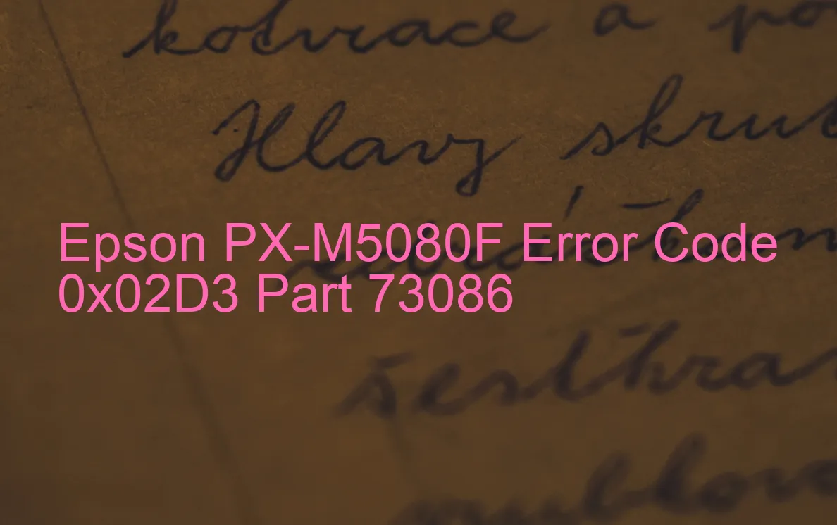 Epson PX-M5080F Código de error 0x02D3