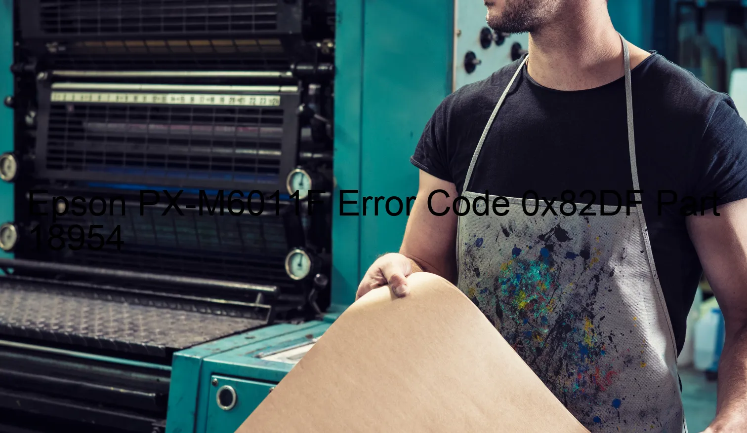 Epson PX-M6011F Código de error 0x82DF