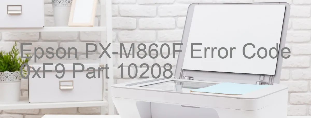 Epson PX-M860F Código de error 0xF9