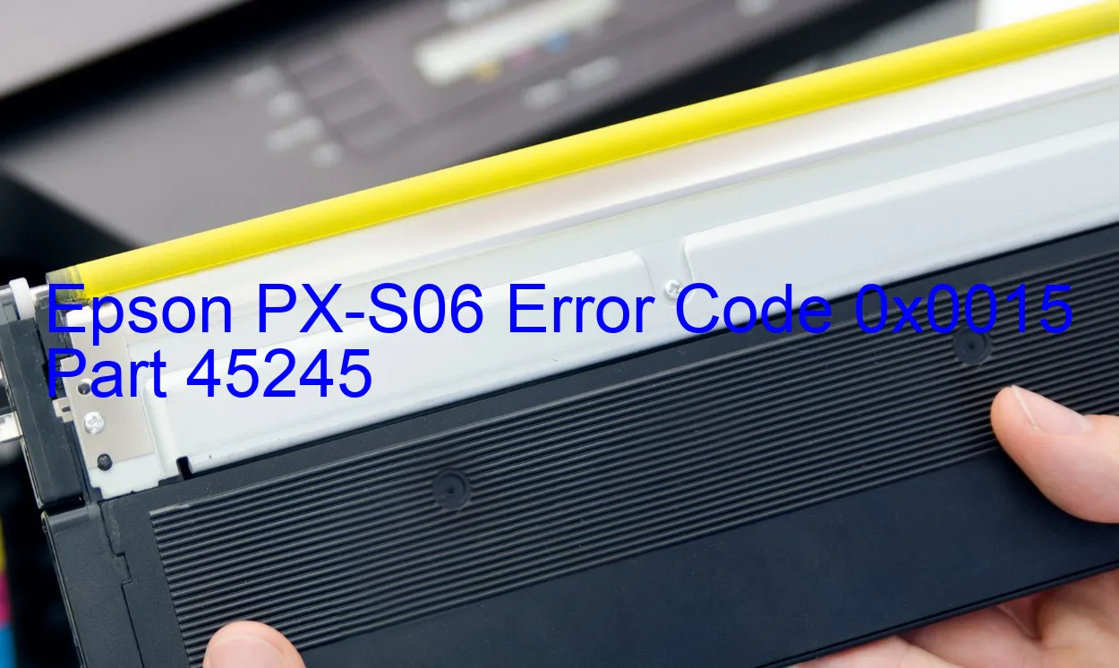 Epson PX-S06 Código de error 0x0015