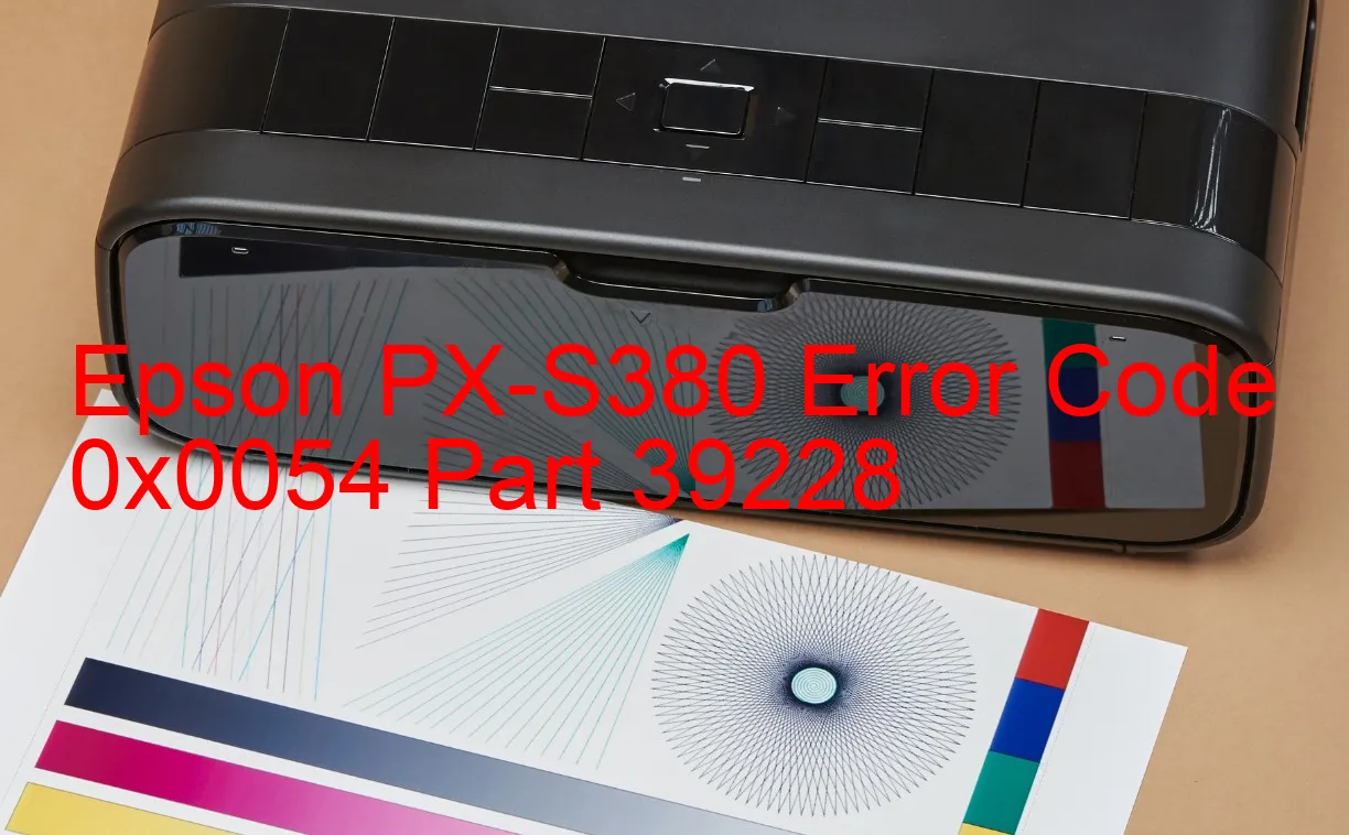 Epson PX-S380 Código de error 0x0054