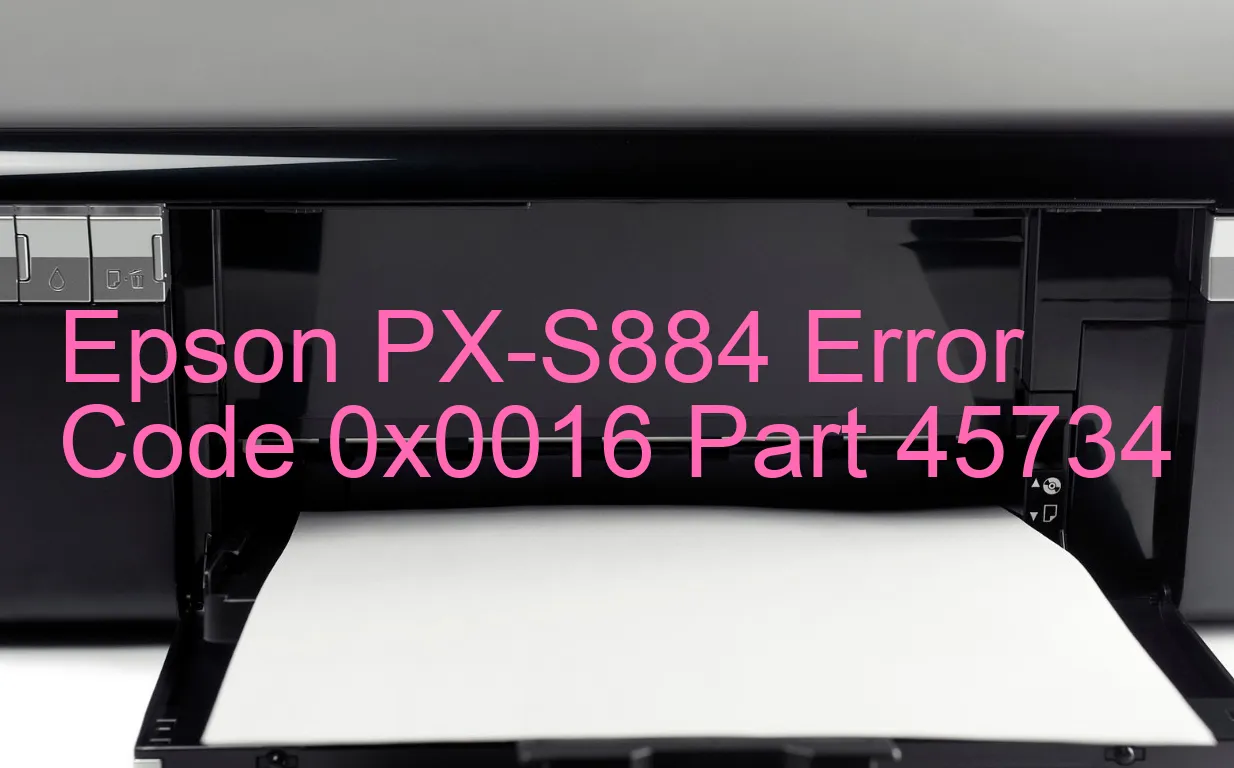 Epson PX-S884 Código de error 0x0016