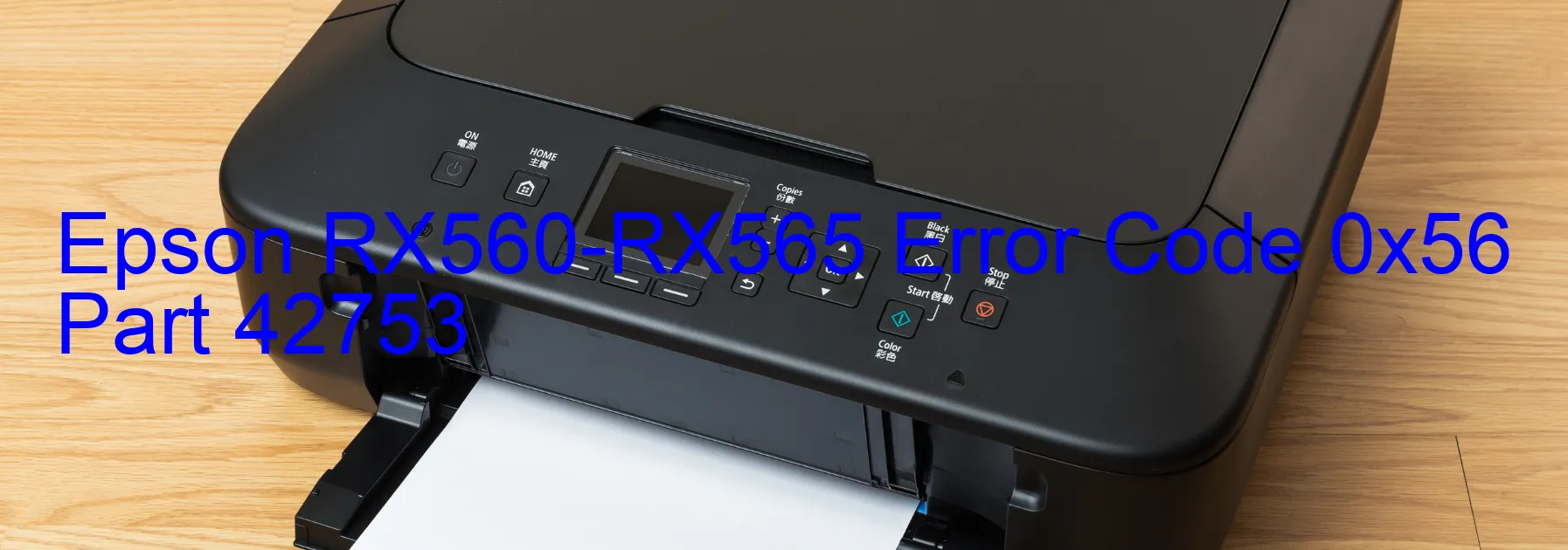 Epson RX560-RX565 Código de error 0x56