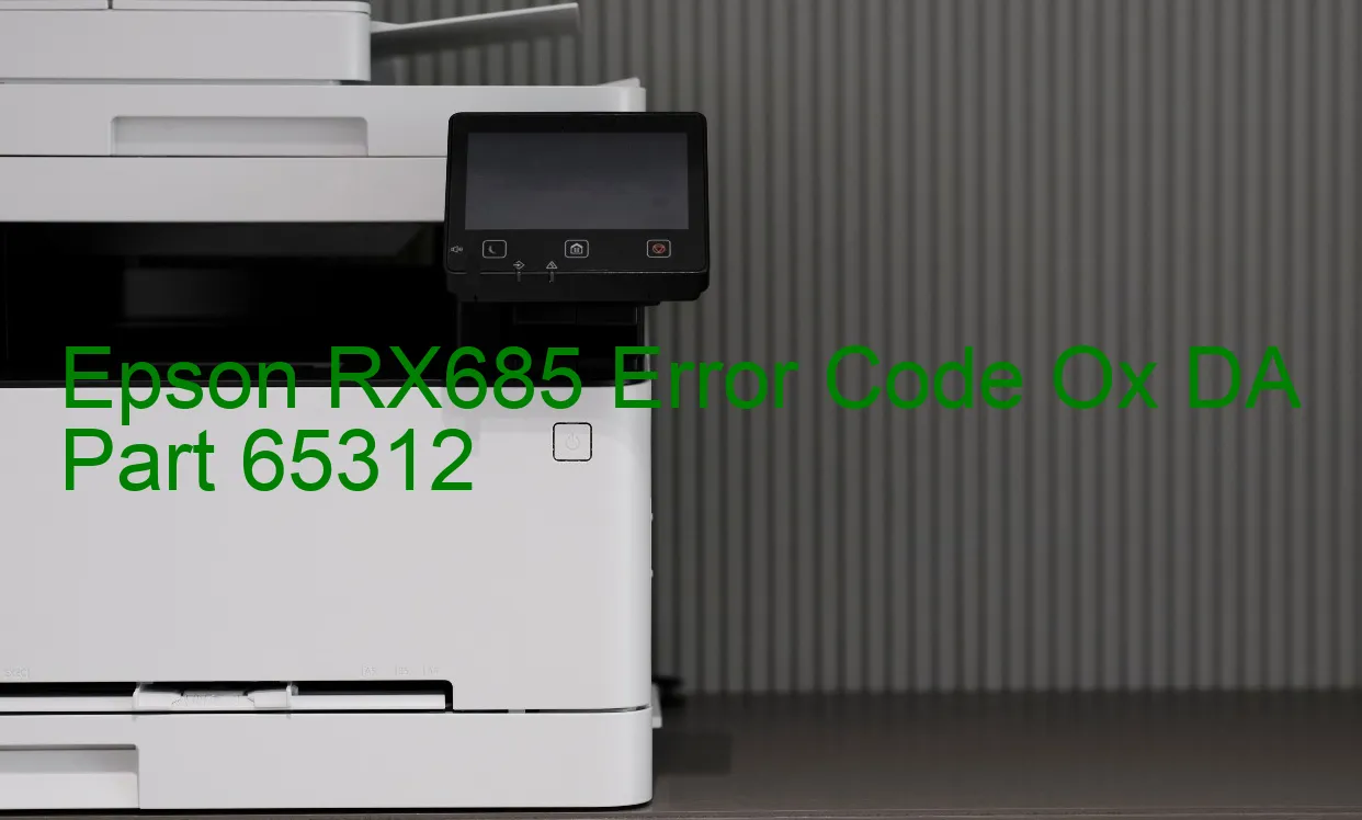 Epson RX685 Código de error Ox DA