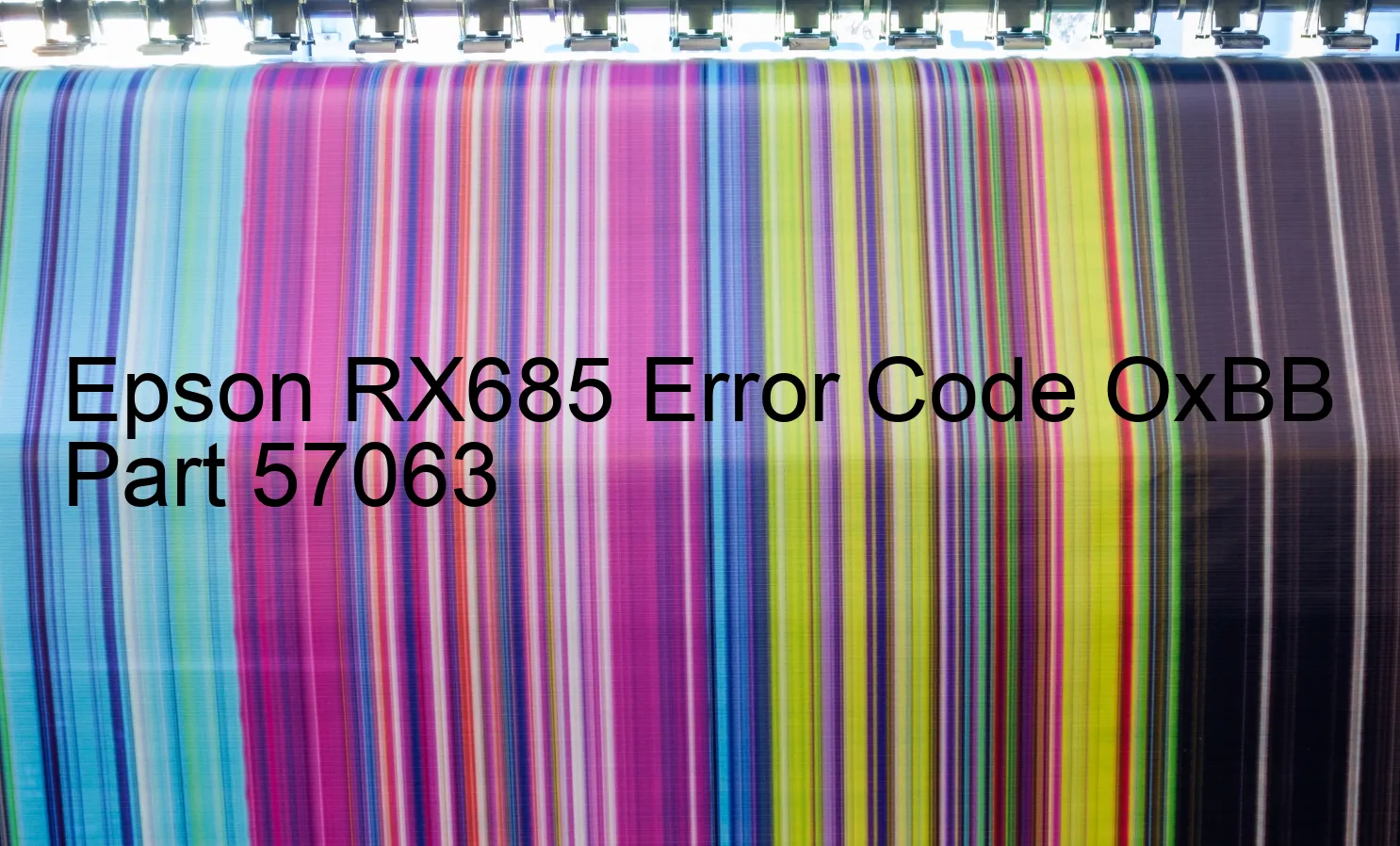 Epson RX685 Código de error OxBB