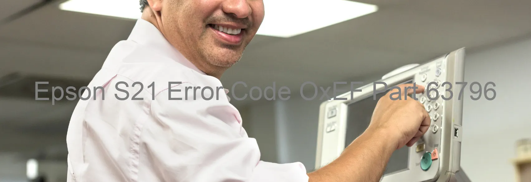 Epson S21 Código de error OxEF