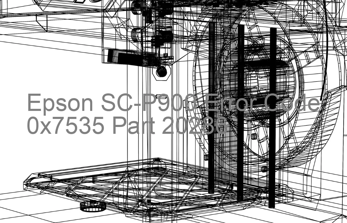 Epson SC-P900 Código de error 0x7535