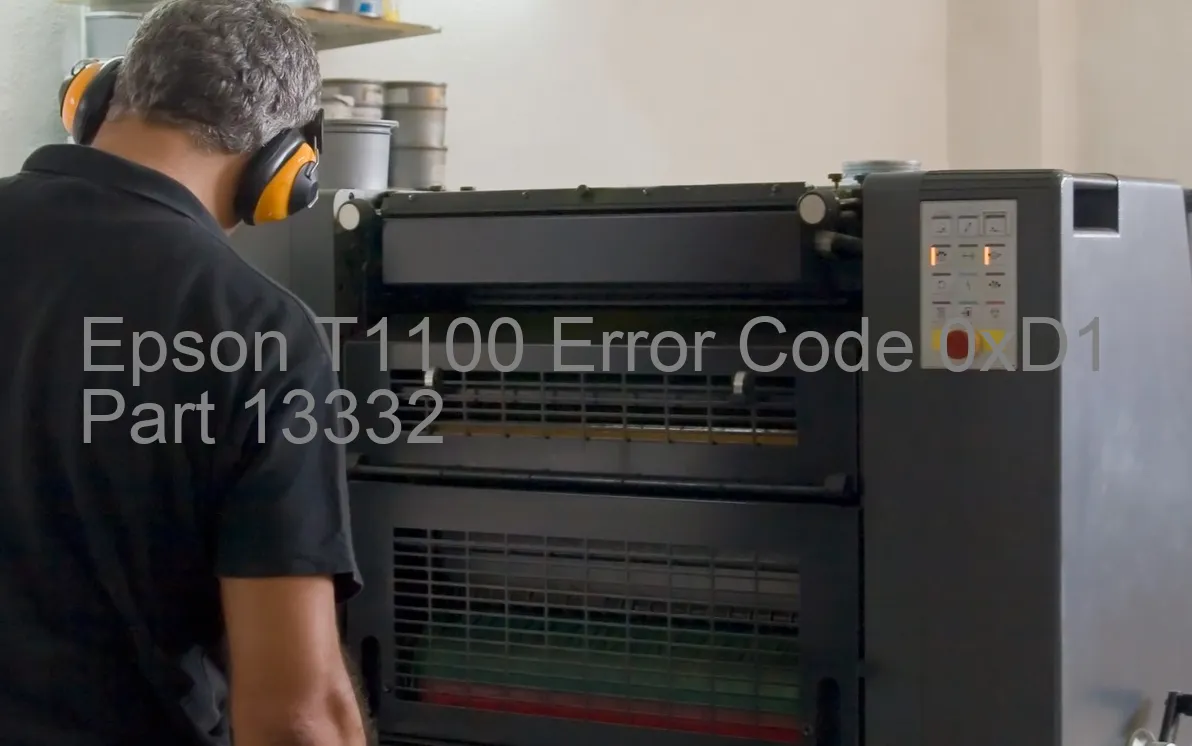 Epson T1100 Código de error 0xD1