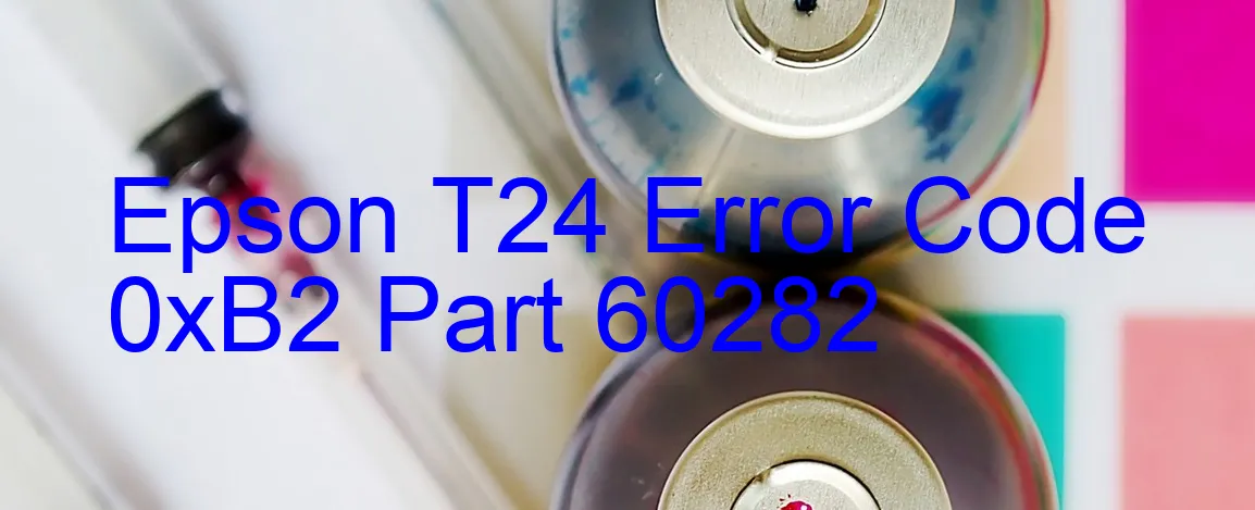 Epson T24 Código de error 0xB2