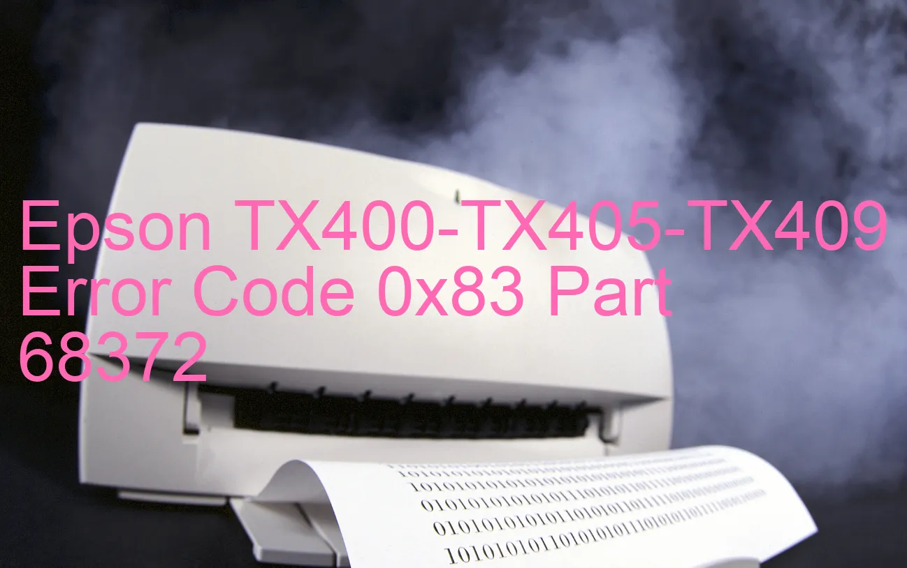 Epson TX400-TX405-TX409 Código de error 0x83