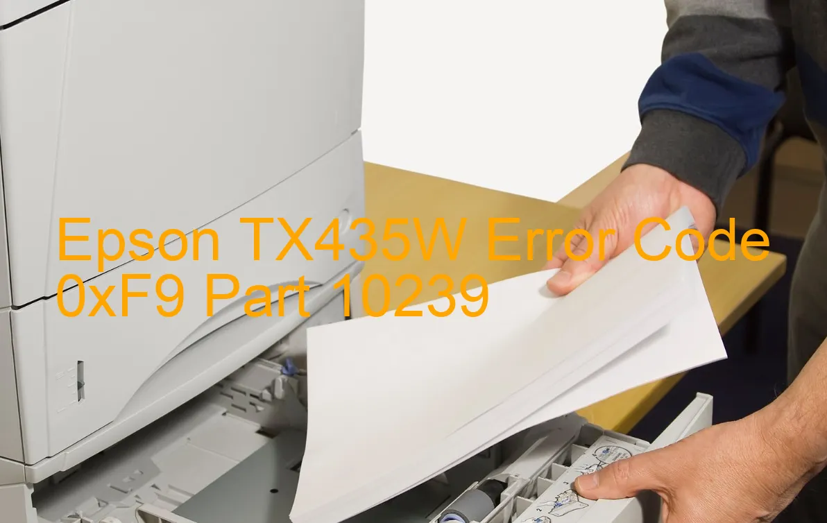 Epson TX435W Código de error 0xF9