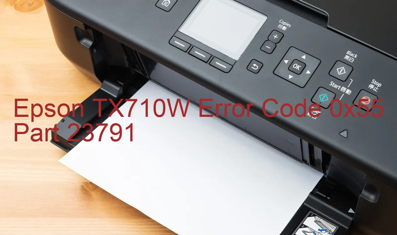 Epson TX710W Código de error 0x55