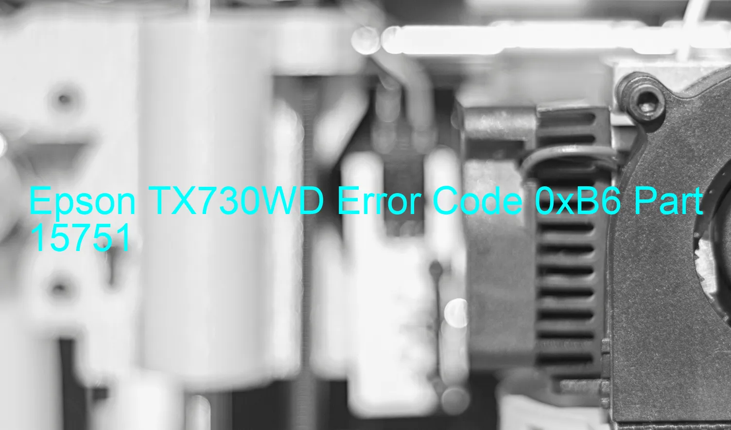 Epson TX730WD Código de error 0xB6