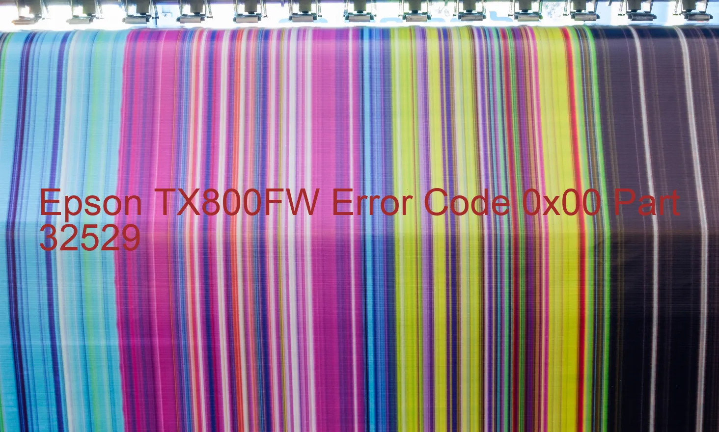 Epson TX800FW Código de error 0x00