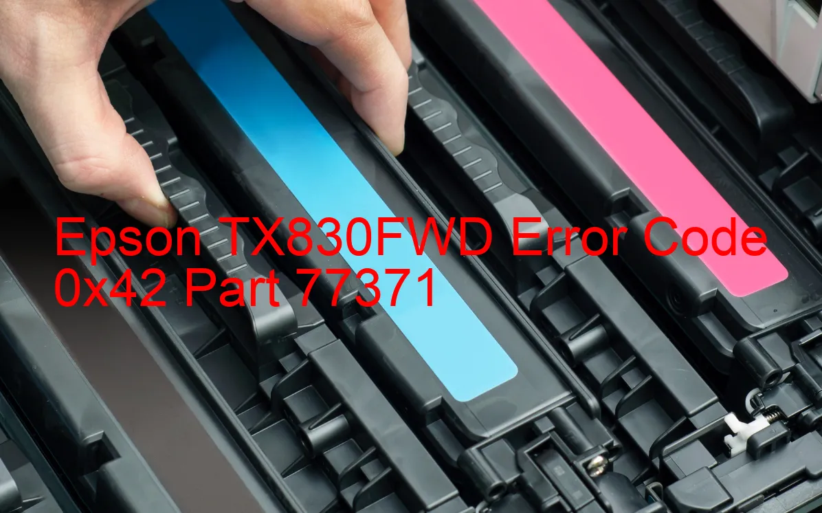 Epson TX830FWD Código de error 0x42