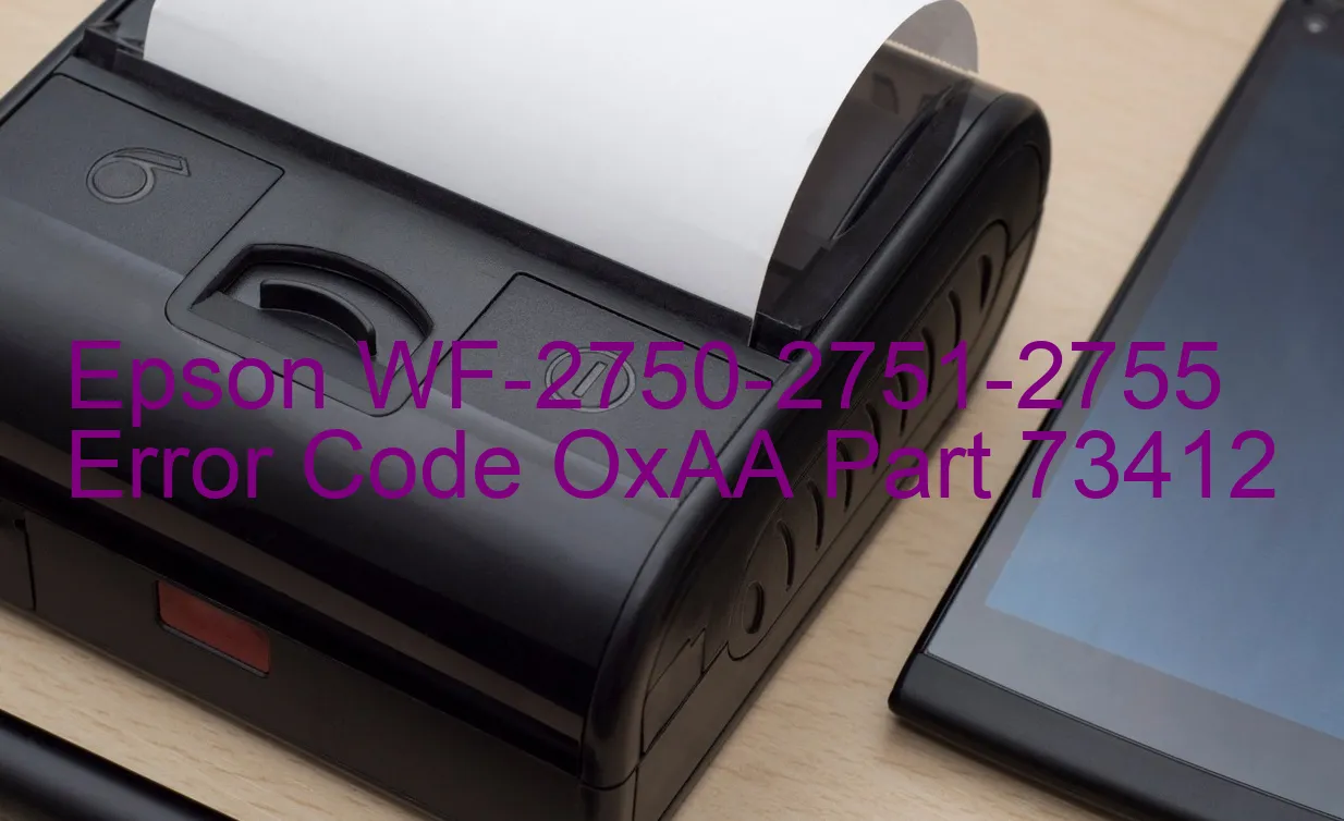 Epson WF-2750-2751-2755 Código de error OxAA