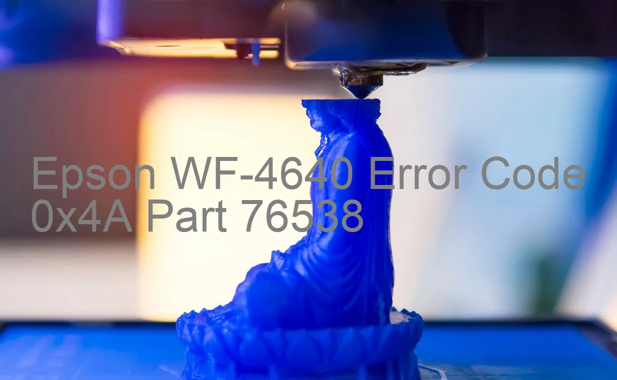 Epson WF-4640 Código de error 0x4A