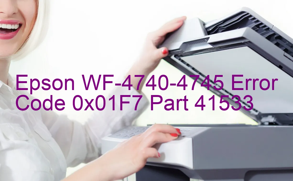 Epson WF-4740-4745 Código de error 0x01F7