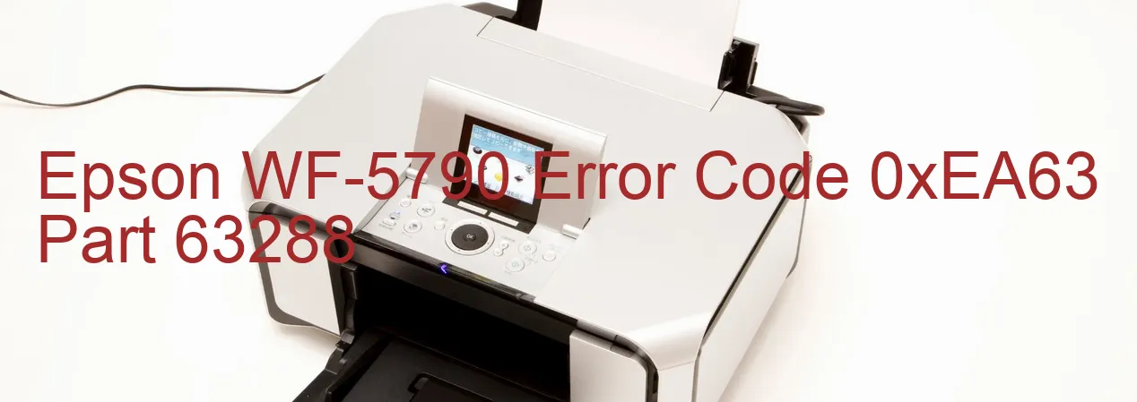 Epson WF-5790 Código de error 0xEA63