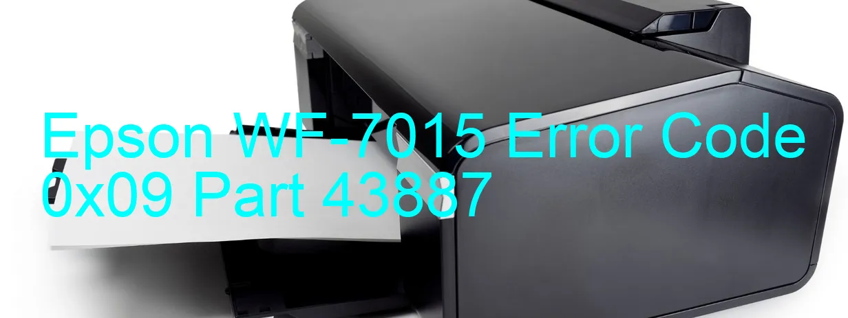 Epson WF-7015 Código de error 0x09