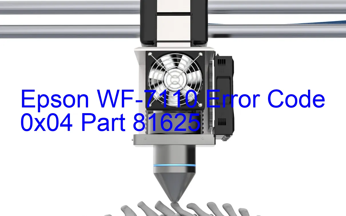 Epson WF-7110 Código de error 0x04