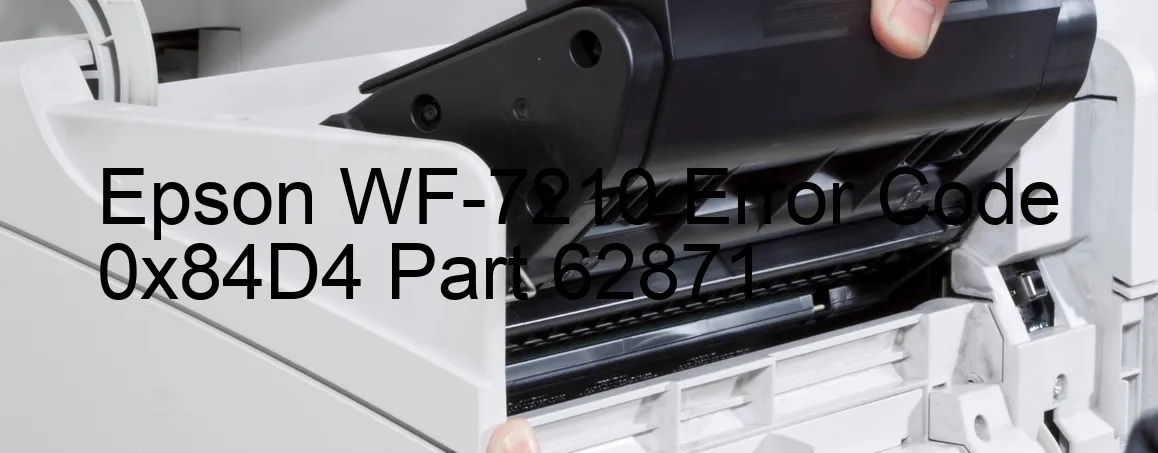 Epson WF-7210 Código de error 0x84D4