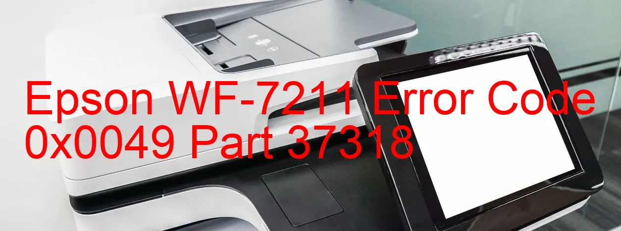 Epson WF-7211 Código de error 0x0049