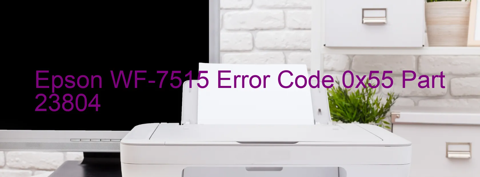 Epson WF-7515 Código de error 0x55