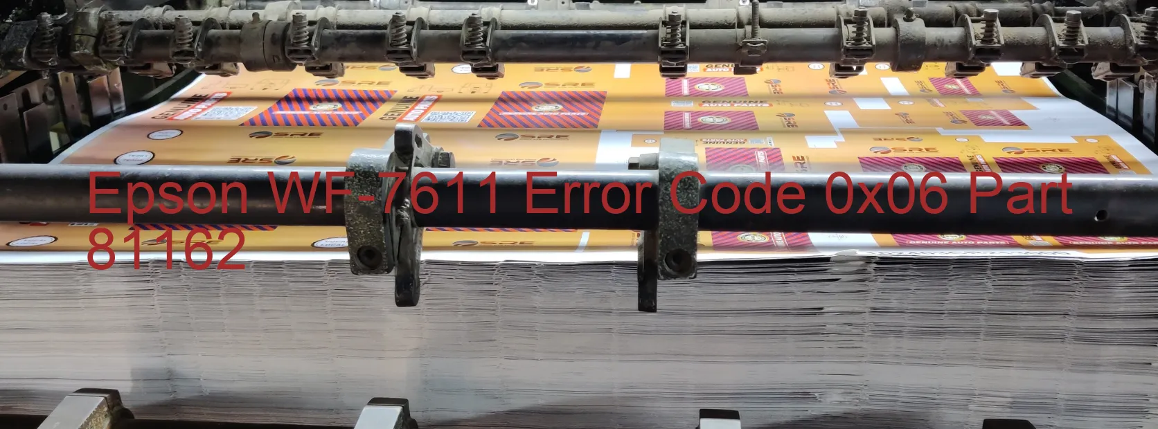 Epson WF-7611 Código de error 0x06