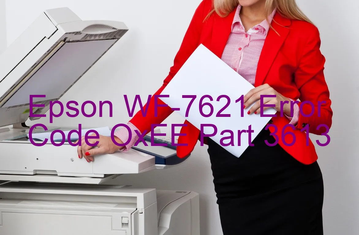 Epson WF-7621 Código de error OxEE