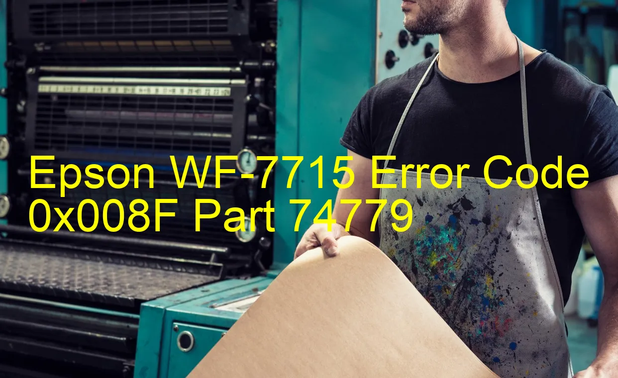 Epson WF-7715 Código de error 0x008F