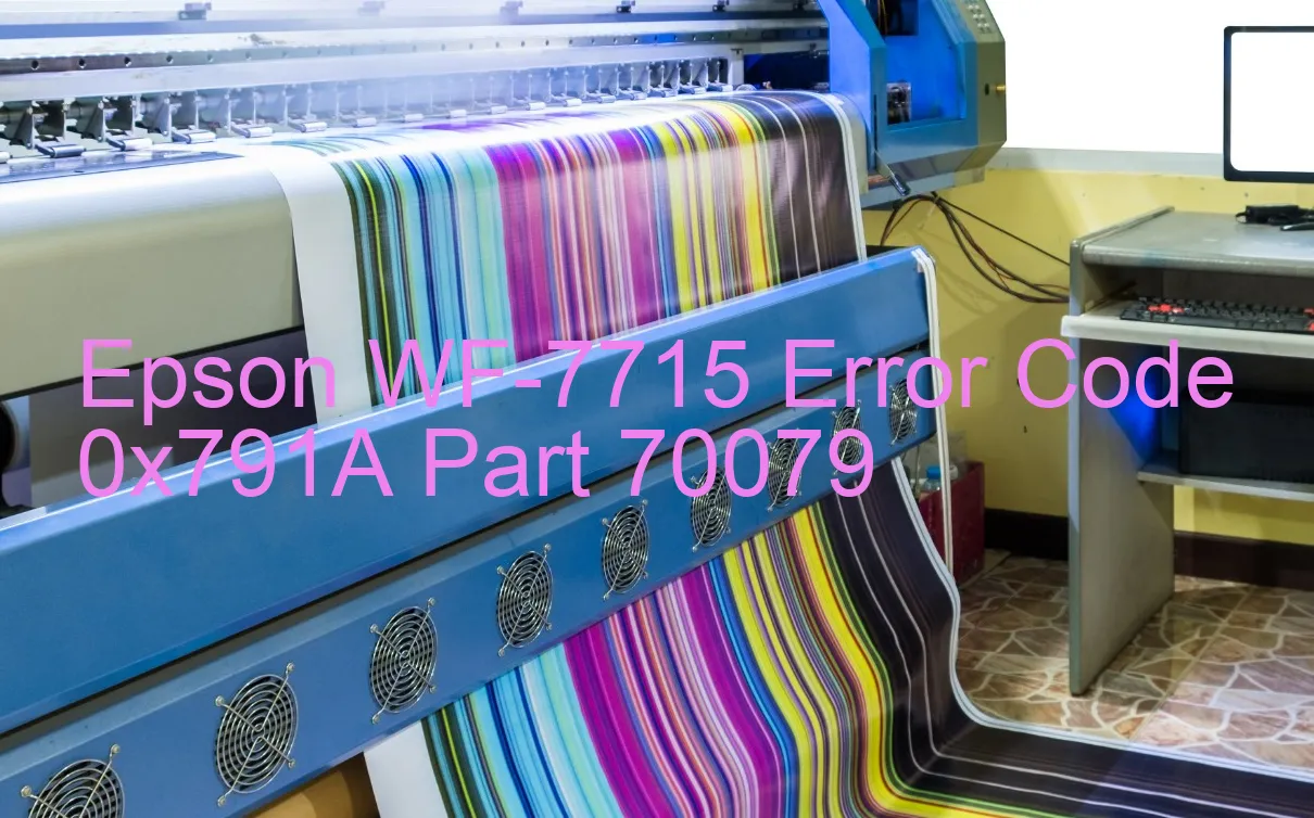 Epson WF-7715 Código de error 0x791A