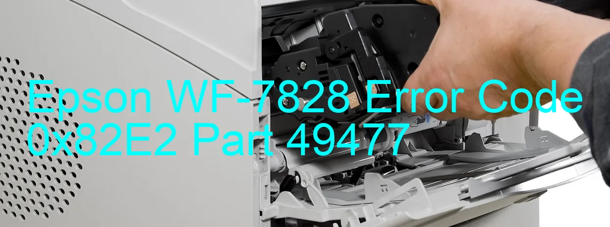 Epson WF-7828 Código de error 0x82E2